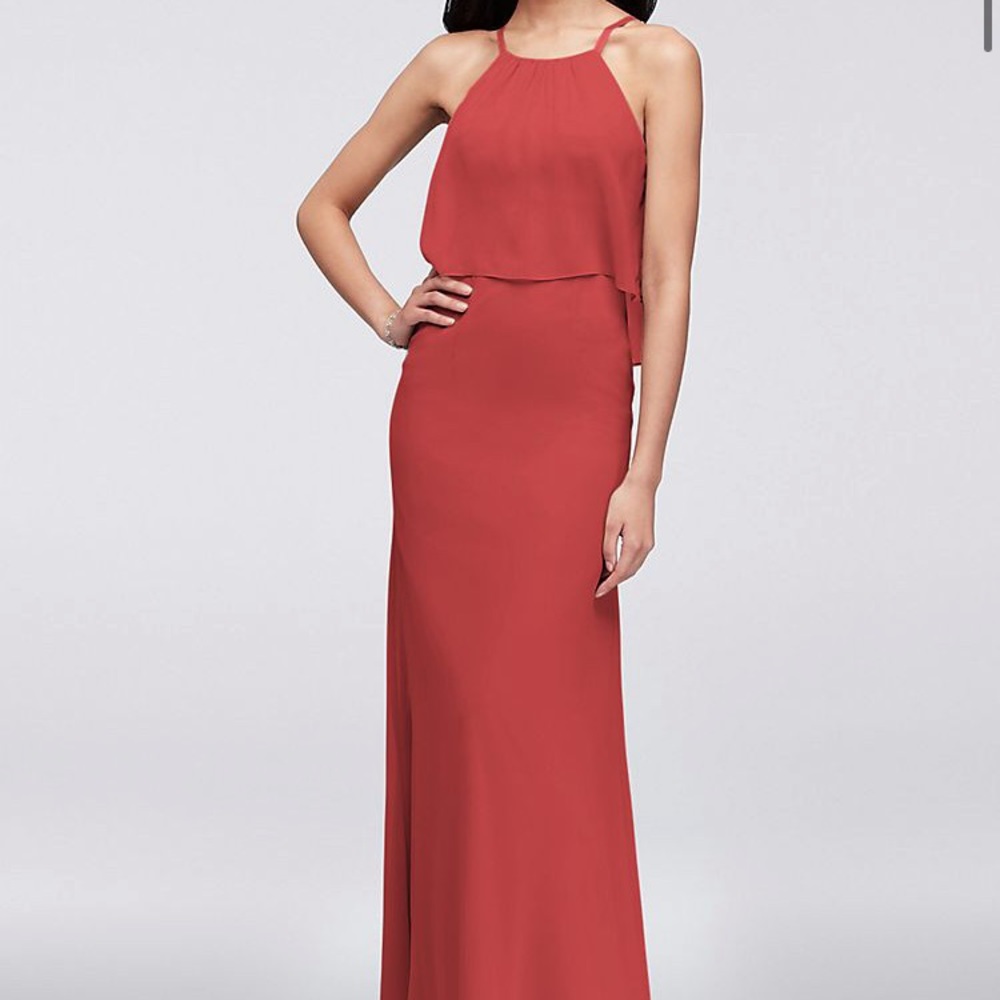 Davids Bridal Gown in Papaya